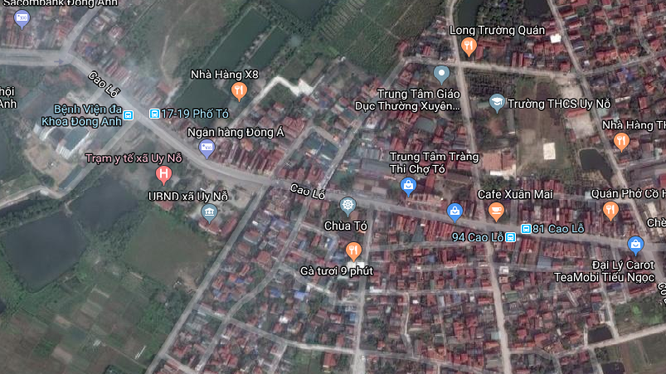 Tuyến đường Cao Lỗ có chiều dài khoảng 2,7km đi qua thị trấn Đông Anh, xã Uy Nỗ, Việt Hùng.