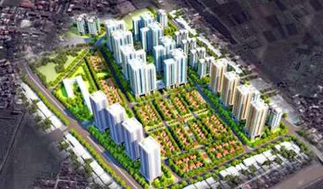 Khu đô thị Vibex được quy hoạch với tổng diện tích gần 50ha, tại quận Bắc Từ Liêm, Hà Nội.