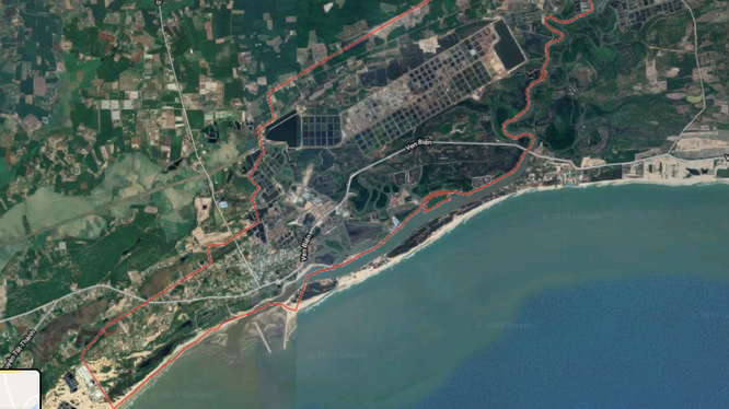 Dự án khu du lịch sinh thái Bình An thuộc xã Lộc An, huyện Đất Đỏ, Bà Rịa - Vũng Tàu.