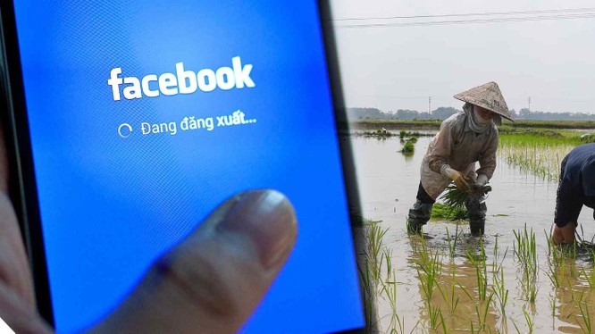 Facebook nhận thấy tiềm năng lớn ở vùng nông thôn Việt Nam (Ảnh: Nikkei)