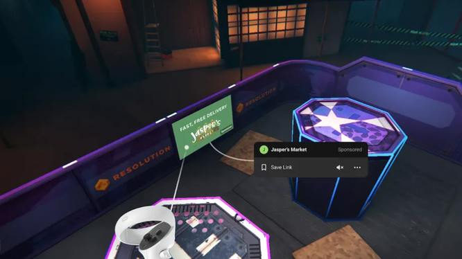 Facebook sẽ sớm thử nghiệm chèn quảng cáo trong môi trường thực tế ảo của Oculus Quest