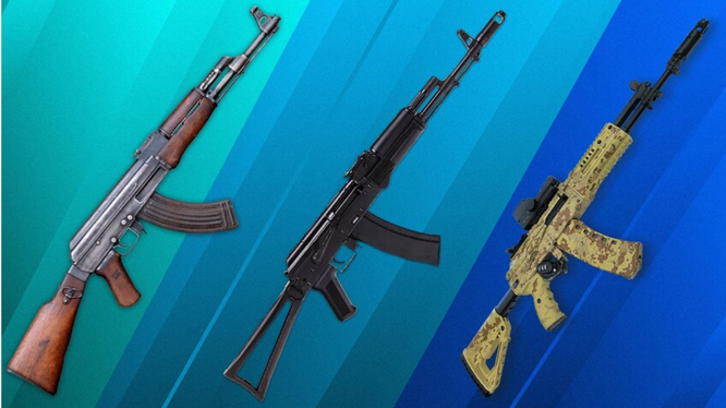 Những thay đổi nổi bật trên khẩu AK qua từng thời kỳ (Ảnh: RBTH)