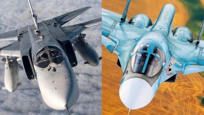 Máy bay chiến đấu 30 năm tuổi của Ukraine chịu lép vế trước phi đội của Nga (Ảnh: Military Watch Magazine)