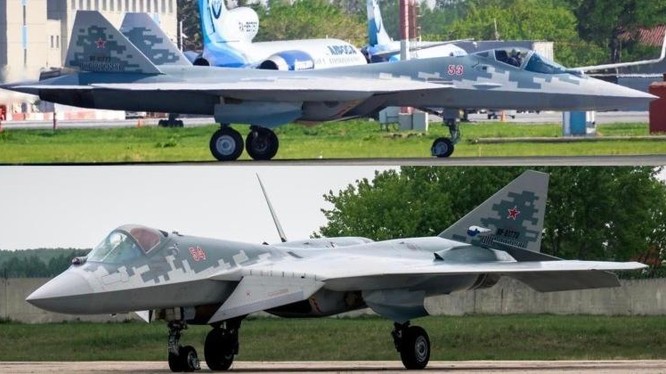 Không quân Nga nhận hai máy bay chiến đấu Su-57 mới (Ảnh: Military Watch Magazine)