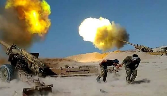 Quân đội Syria chiến đấu tại Deir ez-Zor (Ảnh minh họa)