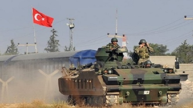 Quân đội Thổ Nhĩ Kỳ tràn qua biên giới Syria tấn công người Kurd