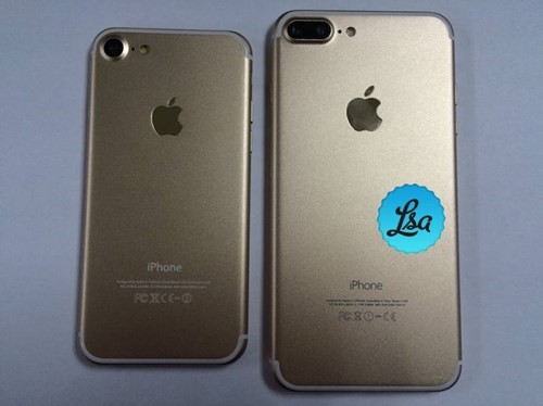 iPhone 7 đọ dáng cùng iPhone 7 Plus