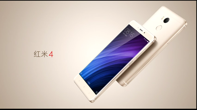 Xiaomi Redmi 4/4A mới: vân tay, pin 4.100mAh, giá rẻ