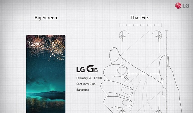 Hình ảnh được xem là bằng chứng cho thấy chiếc LG G6 có thiết kế viền màn hình siêu mỏng.