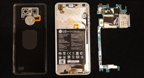 Nội thất của chiếc LG G6 vừa ra mắt.