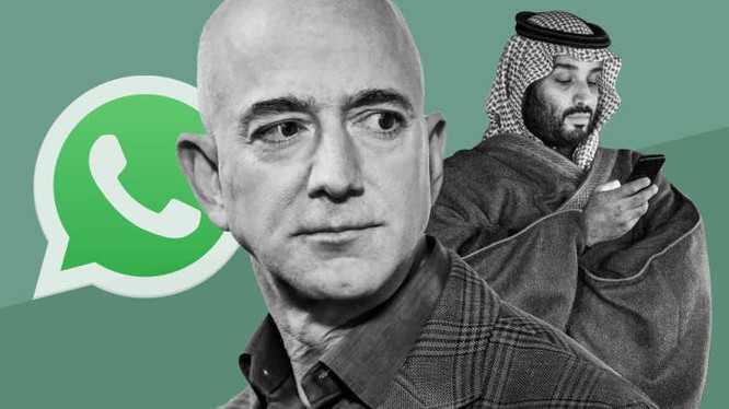 Mối quan hệ giữa tỷ phú Jeff Bezos và Hoàng tử Ả Rập Saudi Mohammed bin Salman trở nên xấu đi sau vụ nhà báo Jamal Khashoggi của tờ Washington Post mà ông Bezos là chủ sở hữu bị sát hại. Ảnh: FT