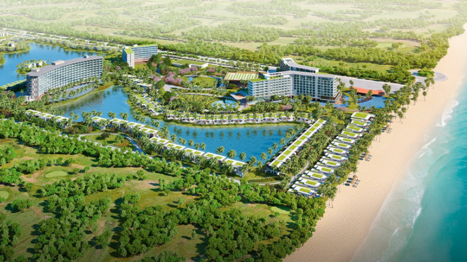 Phối cảnh một dự án nghỉ dưỡng tại Phú Quốc (Nguồn: Internet)