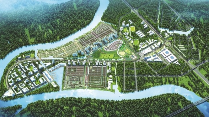 Phối cảnh dự án Waterpoint tại Long An của CTCP Đầu tư Nam Long