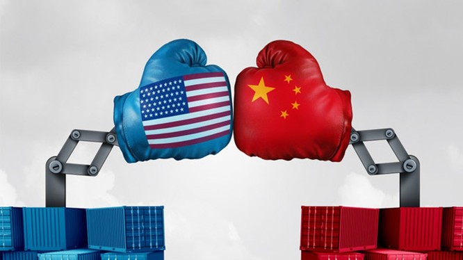 Cuộc chiến thương mại đã khiến quan hệ Mỹ - Trung ở vào tình trạng rơi tự do. Ảnh: Ifeng