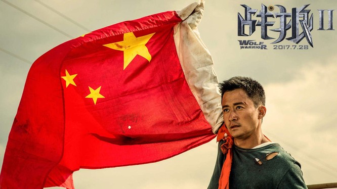 Tên của bộ phim ăn khách Chiến lang đã trở thành từ đại diện cho phong cách ngoại giao hiếu chiến của Trung Quốc (Ảnh: Dwnews).