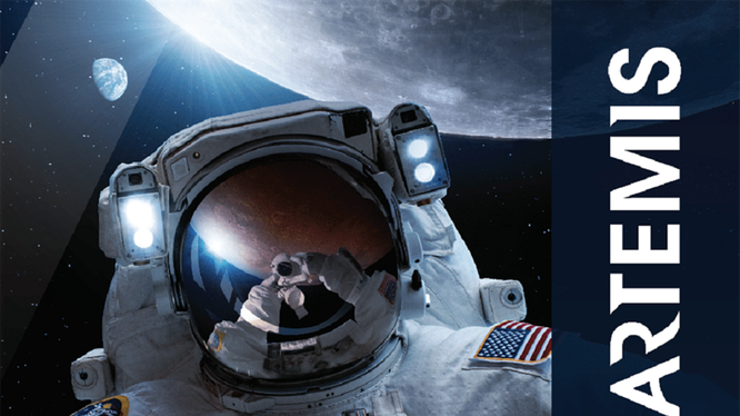 Mỹ đã thông qua kế hoạch Artemis đưa người lên Mặt Trăng vào năm 2024 (Ảnh: Chinatimes).