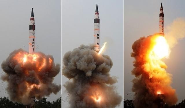 Ấn Độ tuyên bố phóng thử thành công tên lửa liên lục địa Agni-5 (Ảnh: Times of India).