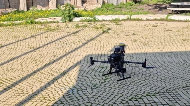 UAV robot trong vai trò lực lượng phản ứng đầu tiên với sự cố khẩn cấp. Ảnh minh họa DroneDJ