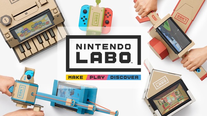 Nintendo Labo sẽ chính thức lên kệ vào 20/4 với hai phiên bản để lựa chọn. (Nguồn: Nintendo)