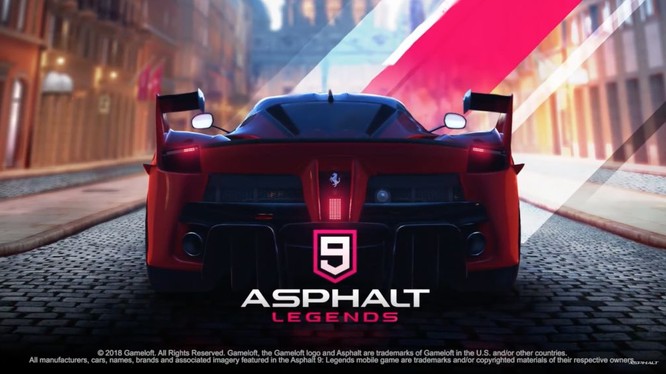Asphalt 9: Legends là tựa game đua xe miễn phí được Gameloft phát triển và phát hành. Nguồn: DroidGamers