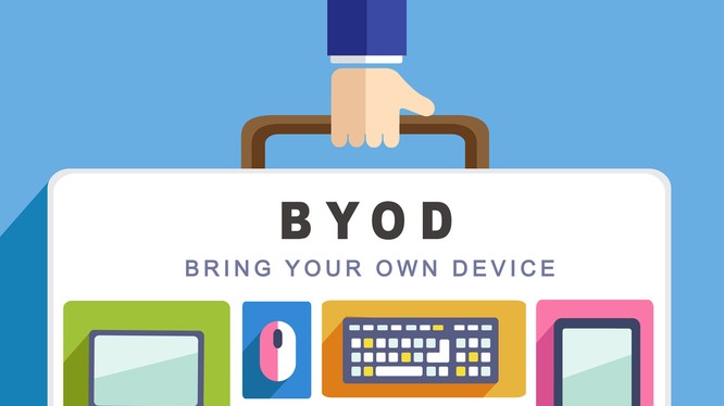 BYOD là xu hướng phổ biến hiện nay trên thế giới. Nguồn: ShutterStock