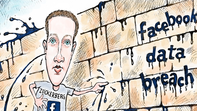 Ảnh biếm họa CEO Facebook (nguồn: The Next Web)