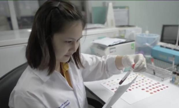 Phần mềm giúp các nhân viên bệnh viện quản lý tốt hơn nguồn máu, tránh rủi ro trong quá trình sử dụng. Ảnh tư liệu Bệnh viện Saraburi