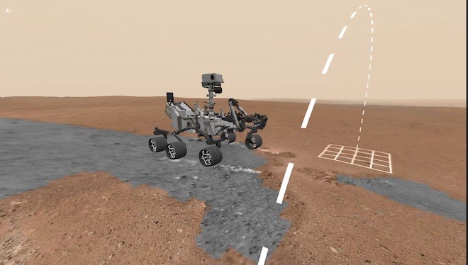 Robot thăm dò sao Hỏa Curiosity.