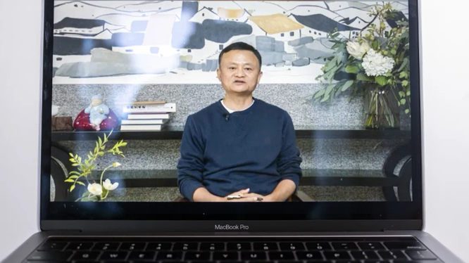 Tỷ phú Jack Ma lần đầu xuất hiện sau thời gian dài ở ẩn. Ảnh: Al Jazeera