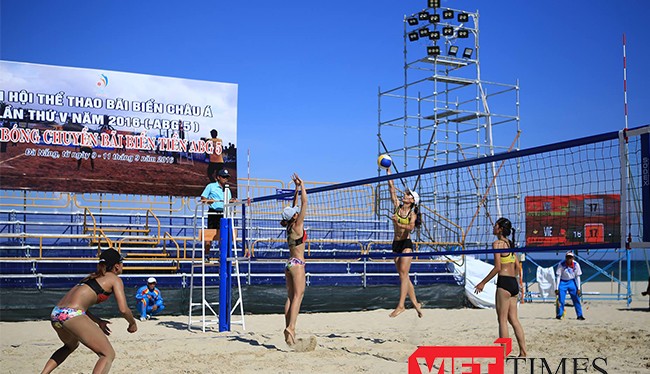 Đà Nẵng đã sẵn sàng cho sự kiện Đại hội thể thao bãi biển châu Á lần thứ 5 diễn ra tốt đẹp (ảnh: Tường Lân)