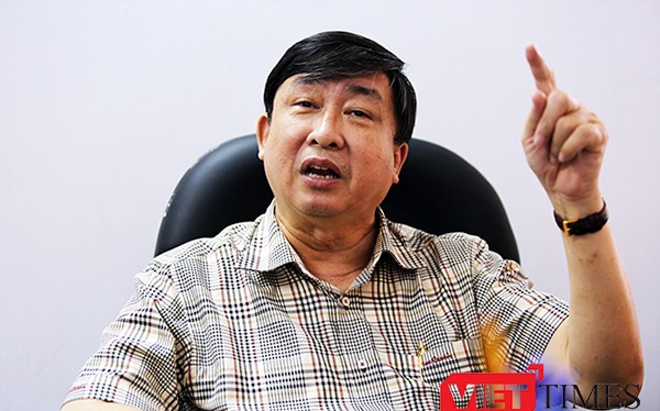 ông Bùi Văn Tiếng, Chủ tịch Hội Khoa học Lịch sử Đà Nẵng, nguyên Trưởng Ban Tổ chức Thành ủy Đà Nẵng
