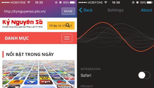 Firefox Focus được phát triển bởi Mozilla, giúp người dùng lướt web an toàn hơn khi sử dụng smartphone. 
