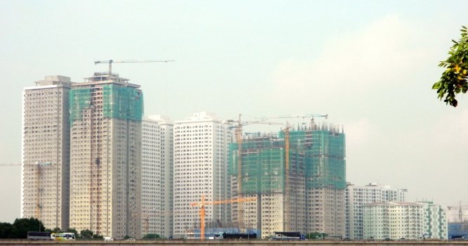 Tổ hợp chung cư ở khu đô thị Linh Đàm (Hoàng Mai, Hà Nội) - Ảnh Vũ Quang
