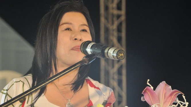 Bà Hà Thuý Linh tại một sự kiện được tổ chức tại TP. Đà Lạt -Ảnh: LÂM THIÊN