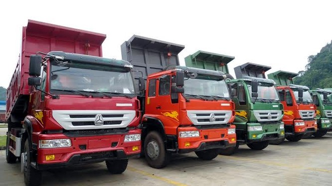 Xe tải Trung Quốc tràn vào thị trường Việt Nam