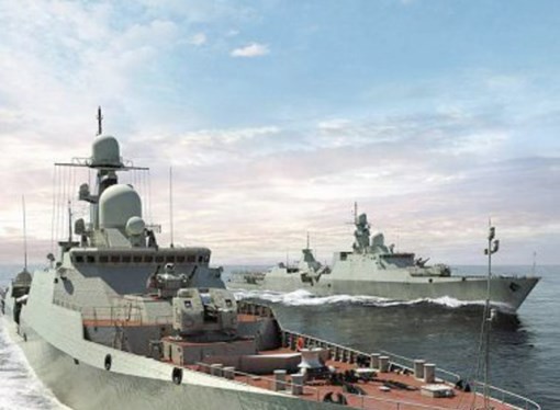 Từ tháng 8.2016, cặp chiến hạm Gepard 3.9 thứ hai của Việt Nam sẽ thử nghiệm trên biển, theo Nhà máy đóng tàu Gorky ở Zelenodolsk, Nga - Ảnh: NM Gorky