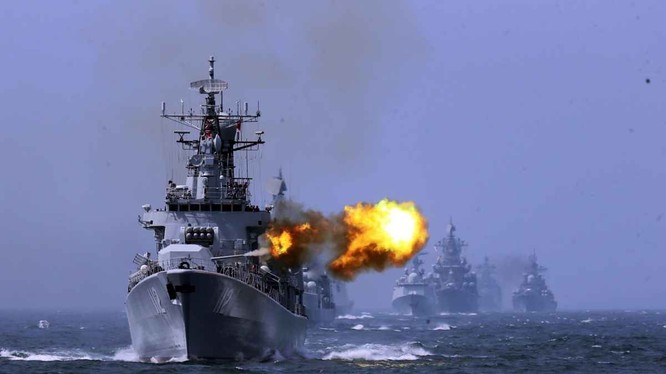 Hải quân Nga và Trung Quốc tập trận ở biển Hoa Đông