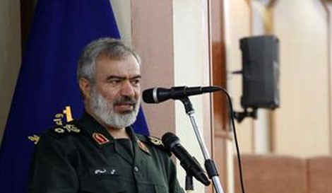 Đô đốc Hải quân Iran Fadavi (Ảnh: PressTV).