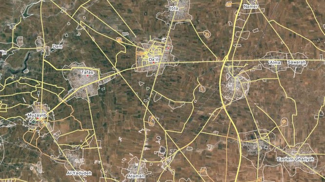 Sư đoàn thiết giáp 5 đánh chiếm thị trấn Itman, mở rộng tấn công trên tỉnh Dara'a