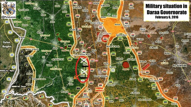 Phiến quân thị trấn Ibtaa và Dael đầu hàng Quân đội Syria