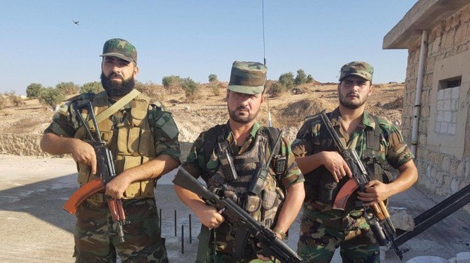 Các binh sĩ lực lượng Tigers có mặt tại quận phía Nam Aleppo, Ramoussah 