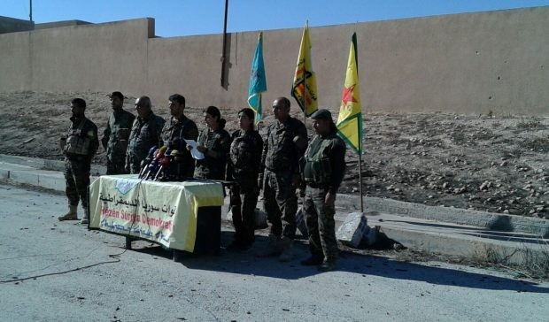 Các lãnh đạo của lực lượng YPG, SDF trong tuyên bố chính thức tiến hành chiến dịch giải phóng Raqqa
