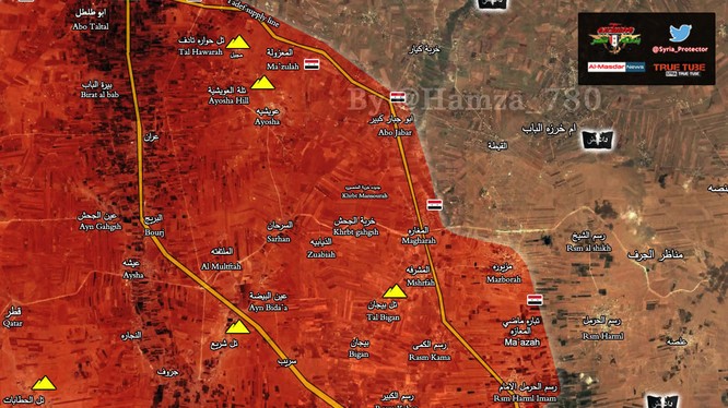 Lực lượng tinh nhuệ Tiger đang trên hướng tấn công về phía thị trấn Deir Hafer