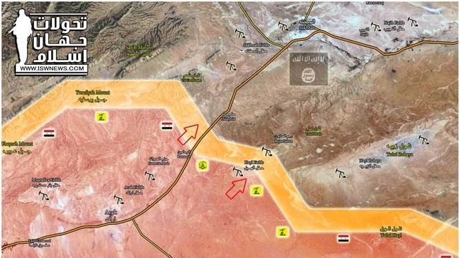 Quân đội Syria tấn công từ mỏ khí gas al-Hayl về hướng Deir Ezzor