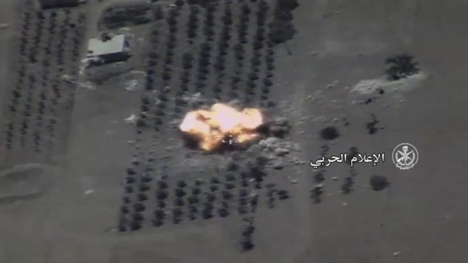 Không quân Nga không kích phá hủy tổ hợp pháo phản lực ở Hama