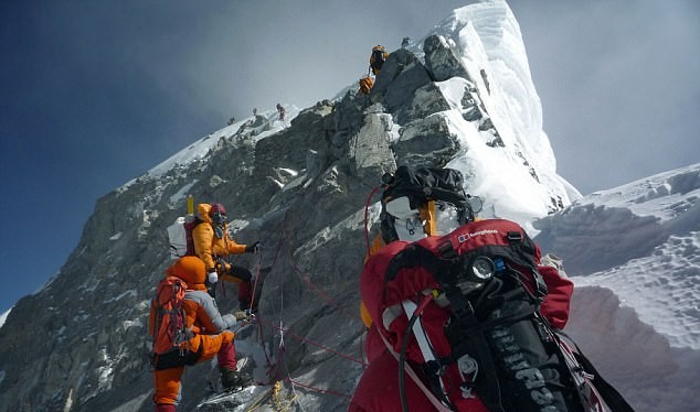 Quang cảnh đỉnh Everest hùng vĩ nhìn từ trên cao