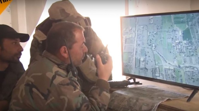 Video sở chỉ huy tiền phương quân đội Syria=ảnh minh họa video