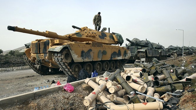Quân đội Thổ Nhĩ Kỳ chuẩn bị tấn công thị trấn chiến lược ở Afrin - ảnh minh họa Muraselon