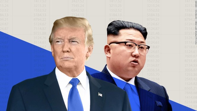 Cuộc gặp thượng đỉnh Donald Trump và Kim Jong un. Ảnh minh họa RT