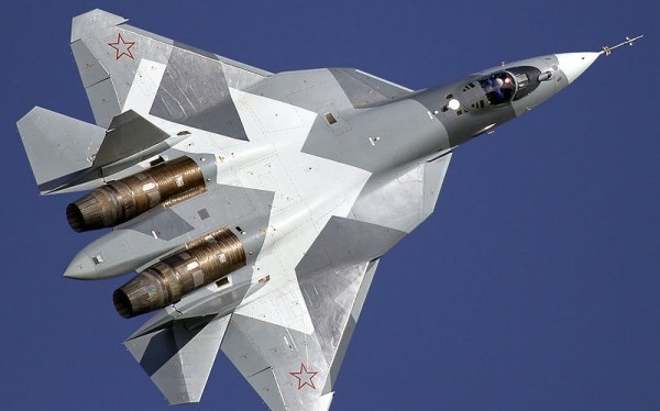 Máy bay tiêm kích thế hệ 5 Su-57. Ảnh Rusian Gazeta